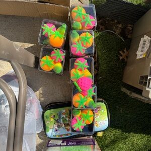 Neon Fruit Stress Balls Set - Pink, Orange, Green 2 of them for 50